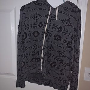 Hollister M/L Aztec lightweight hoodie